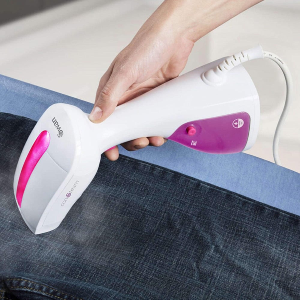 Swan SI12020N White Handheld Garment Steamer 1100W Image 2
