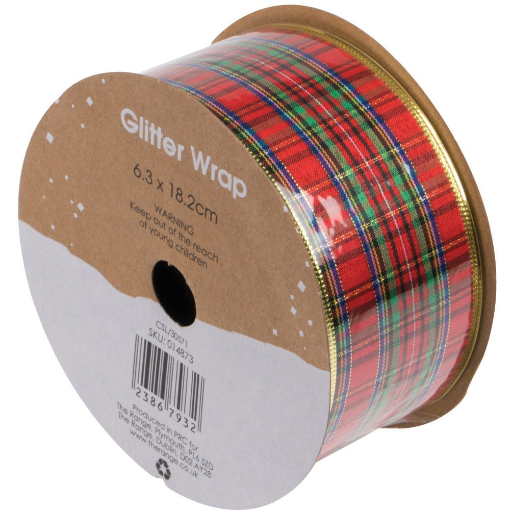 Christmas Glitter Ribbon Reel Image 2