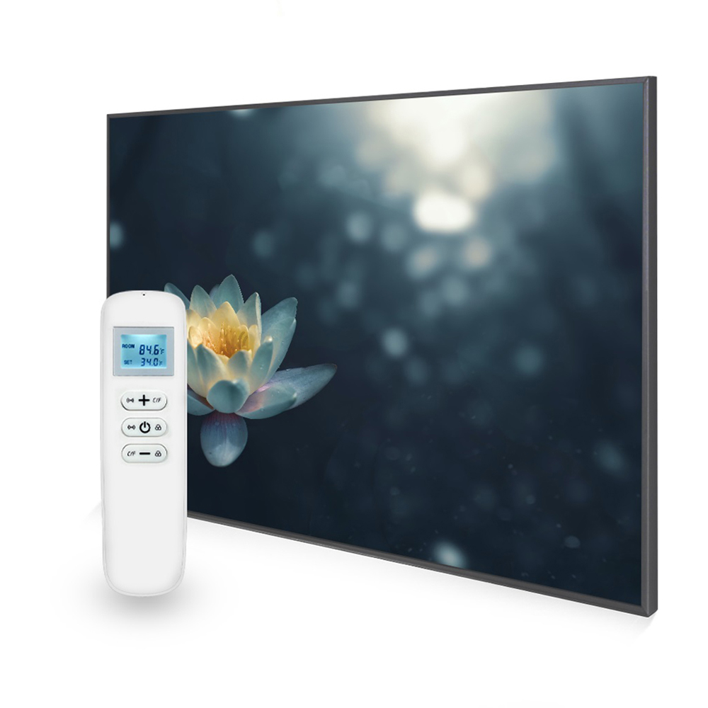 Mirrorstone Nexus Pond Lilly Picture Wi-Fi Infrared Heating Panel 1200W 995 x 1195mm  Image 3