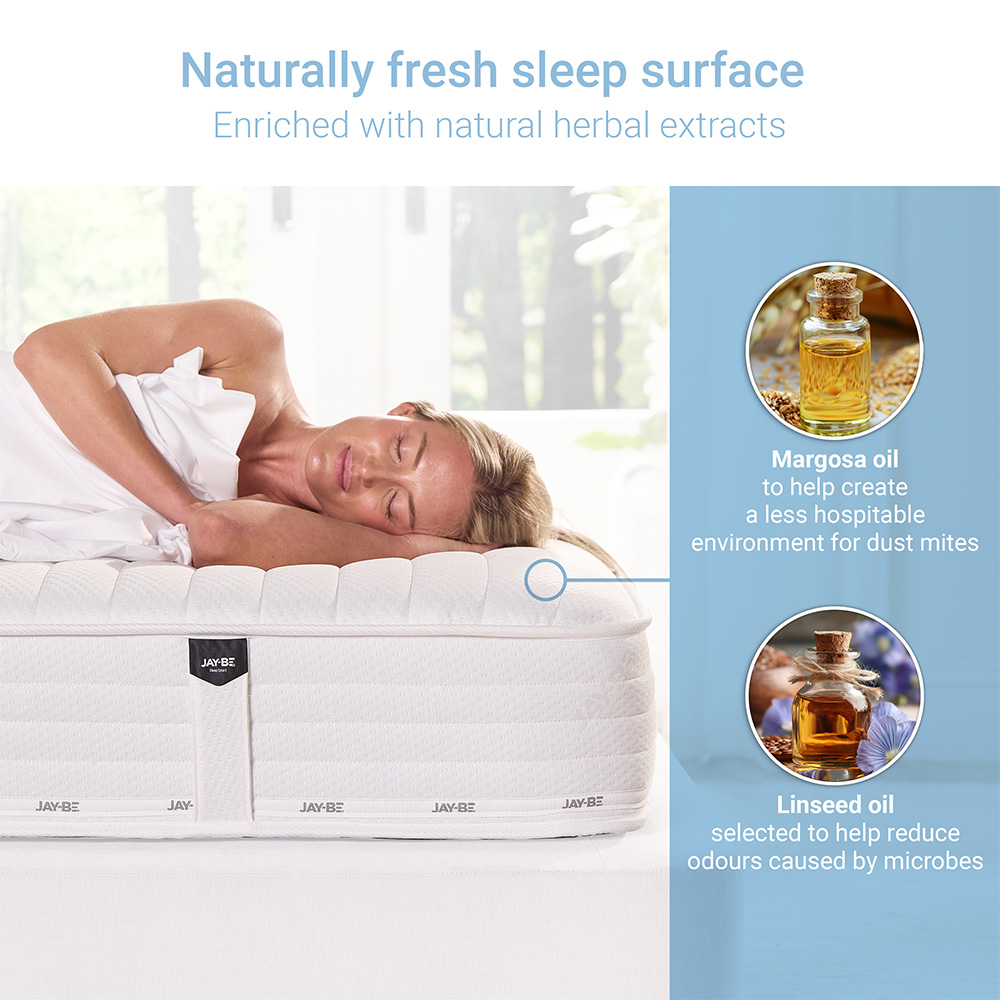Jay-Be Pure Double Anti-Allergy 800 Pocket Sprung Mattress Image 7