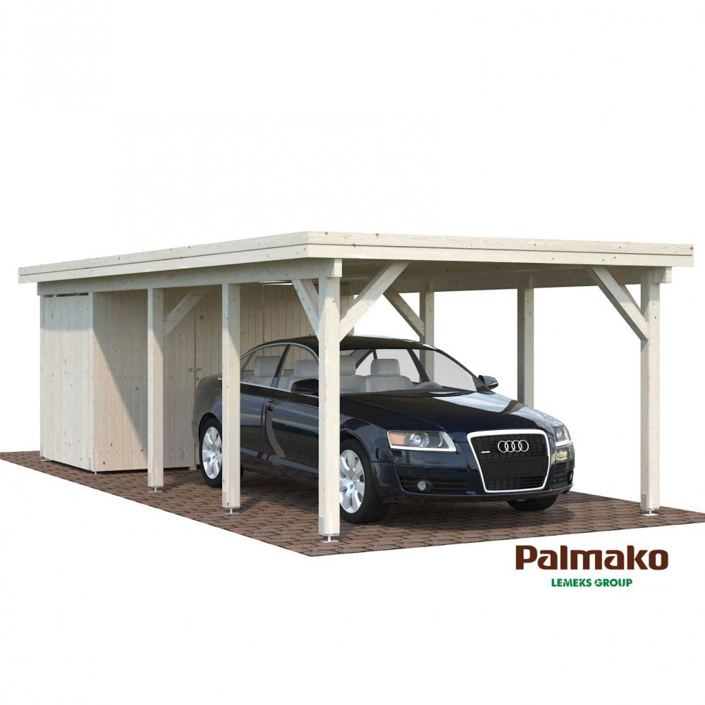 Palmako Karl 2 Timber Carport 11.8 x 24.9ft Image 3