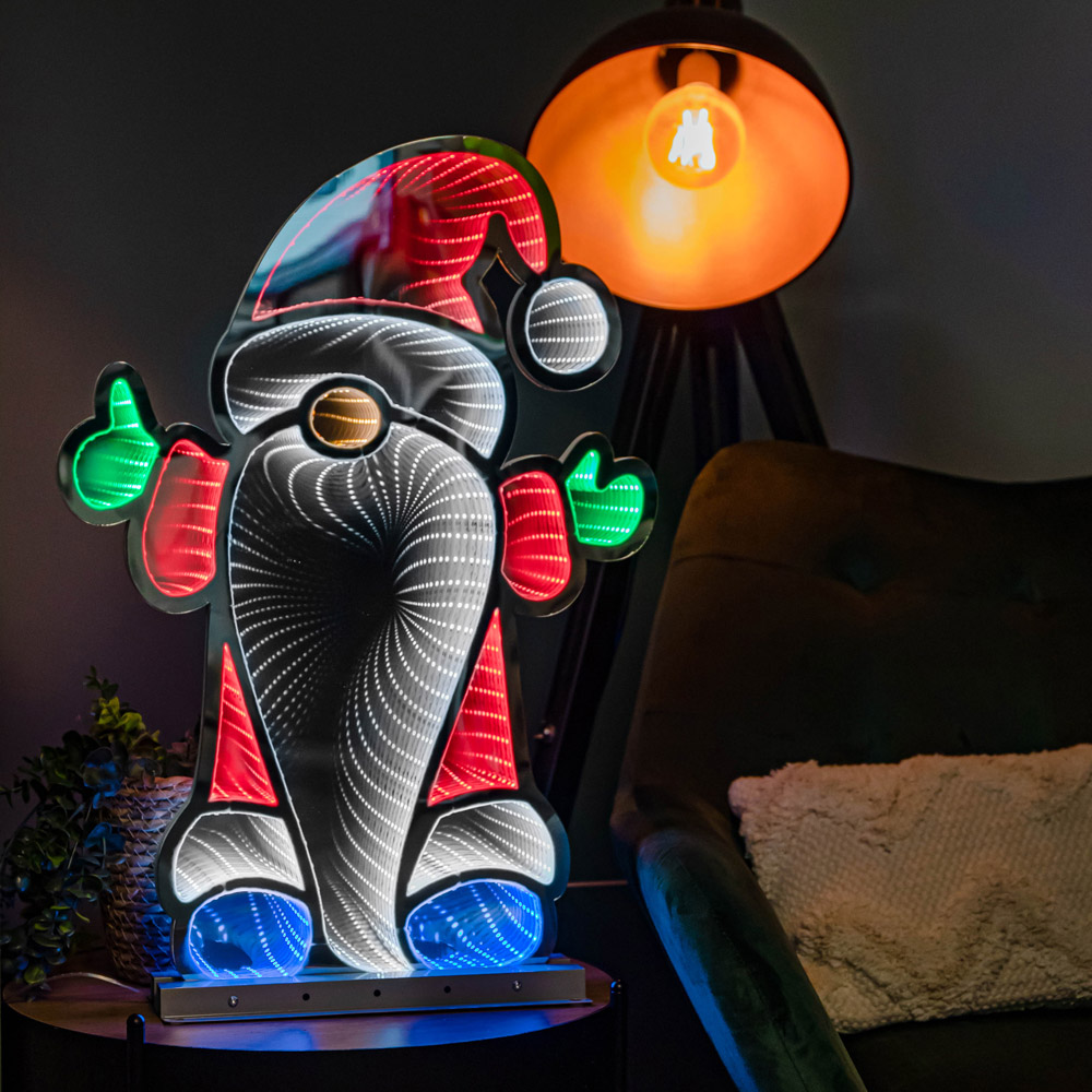 Samuel Alexander Infinity Christmas Santa on Metal Base 60cm Image 4