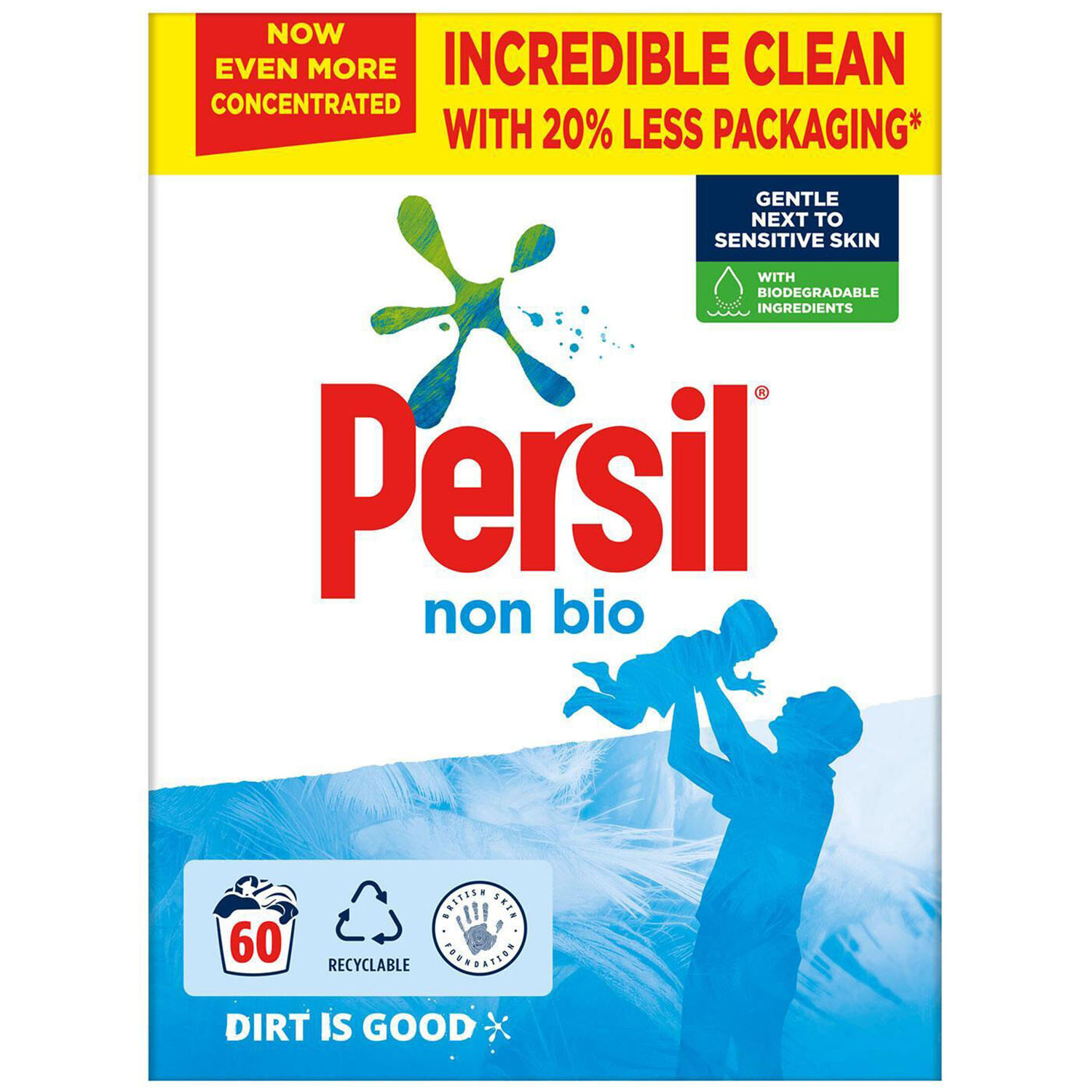 Persil Non Bio Laundry Powder - 60 Image