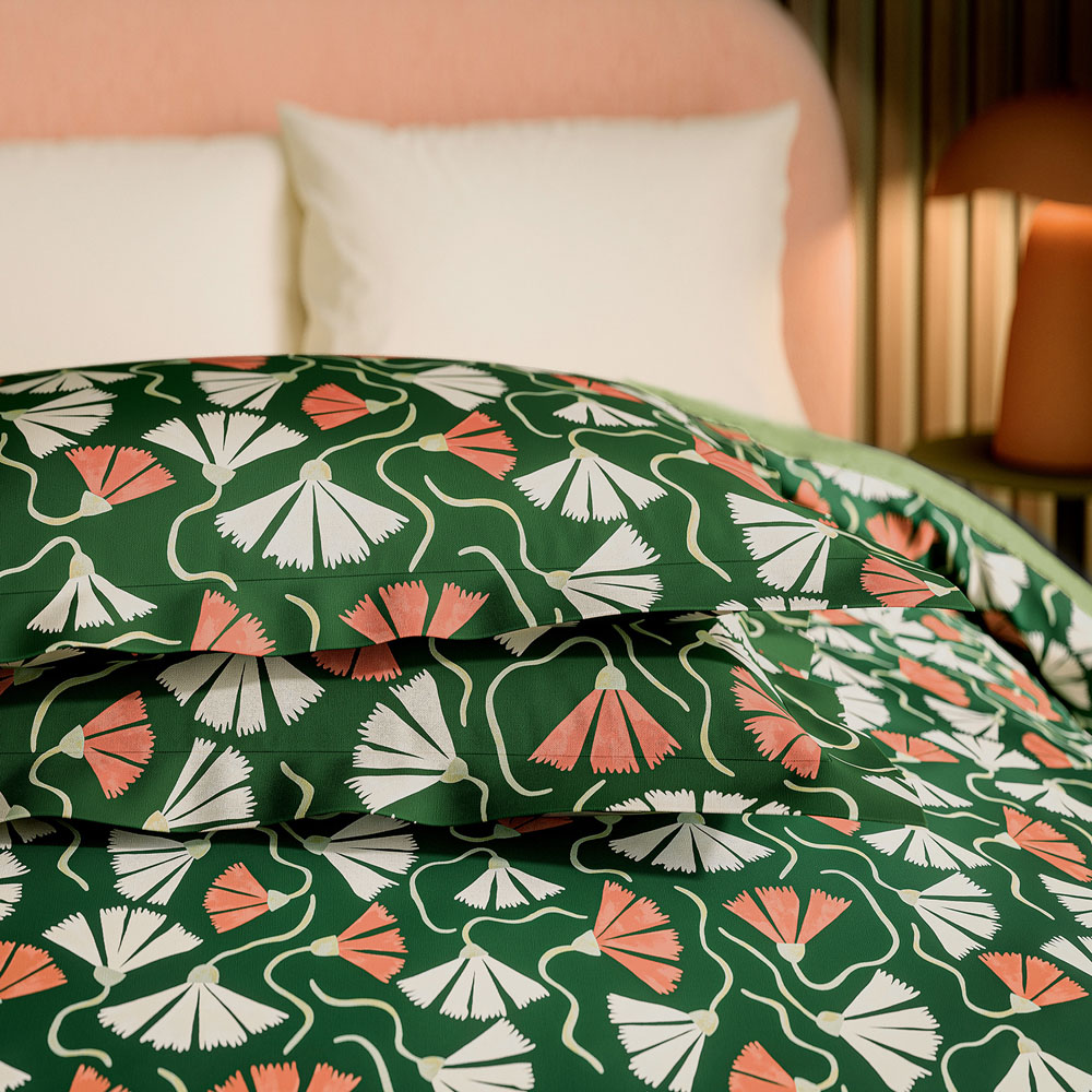 Scion Fan Floral King Size Green Duvet Set Image 5