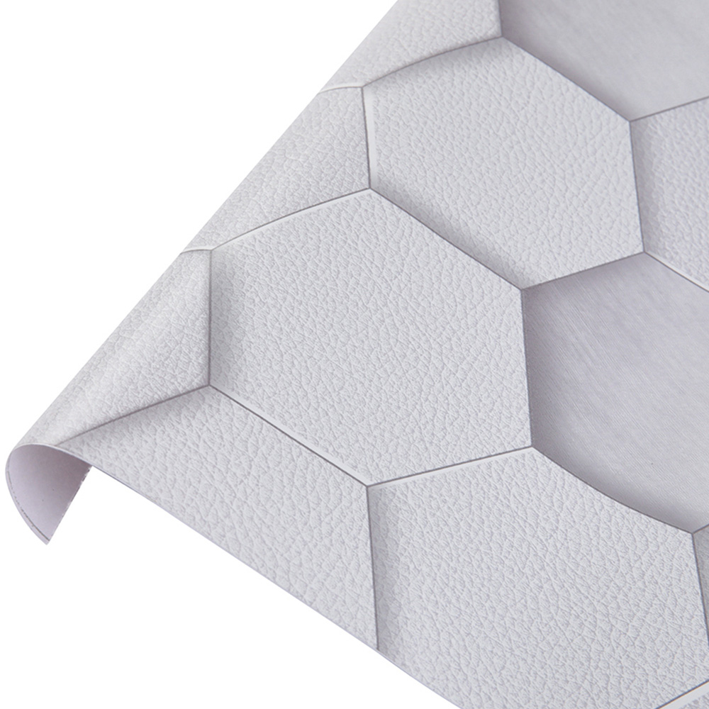 Living and Home PVC 3D Hexagonal Wallpaper Image 5