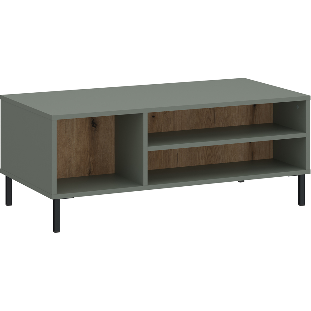 Furniture To Go Darwin 3 Shelf Green Coffee Table Image 2