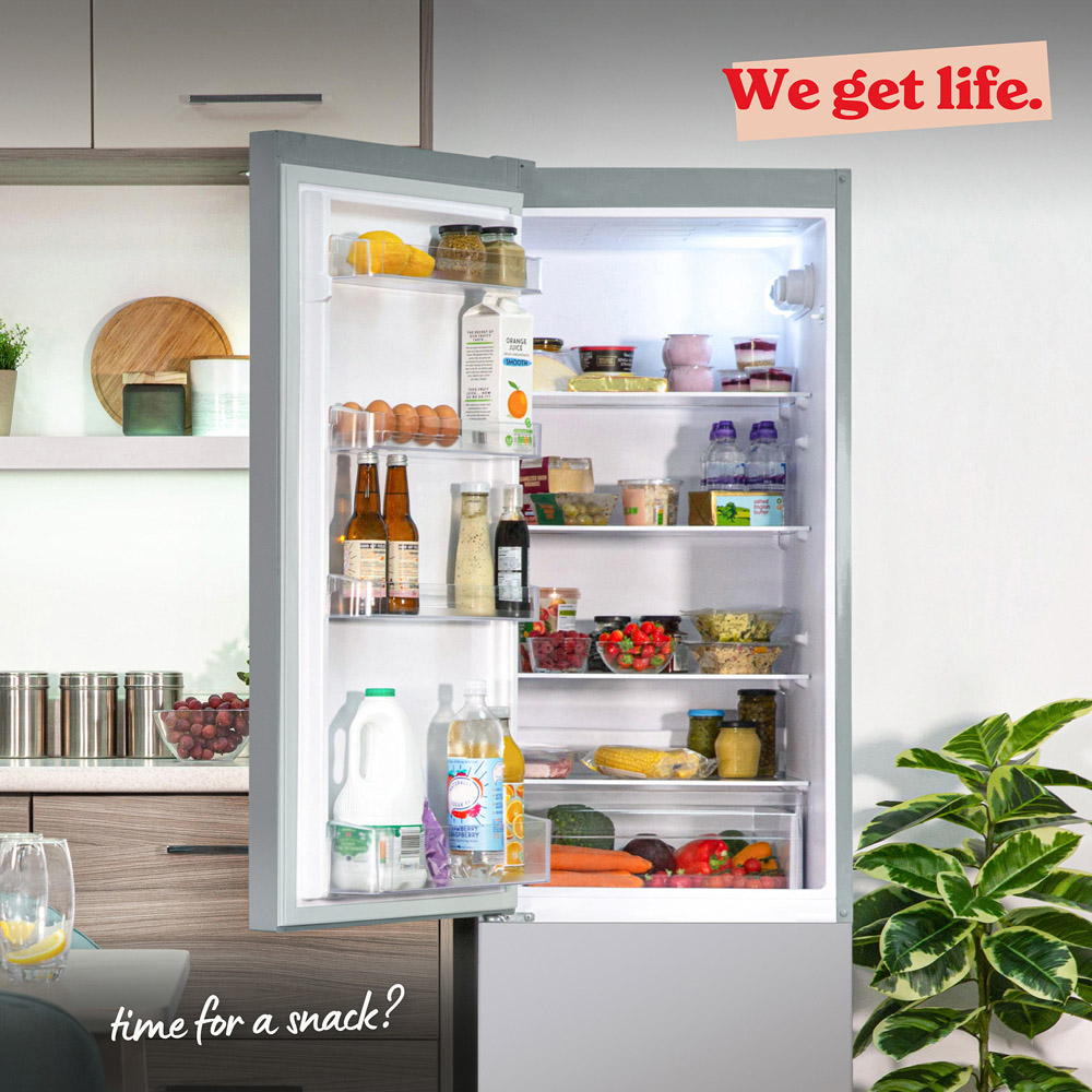 Russell Hobbs RH180FF541E1S Silver Static 288L Fridge Freezer Image 5