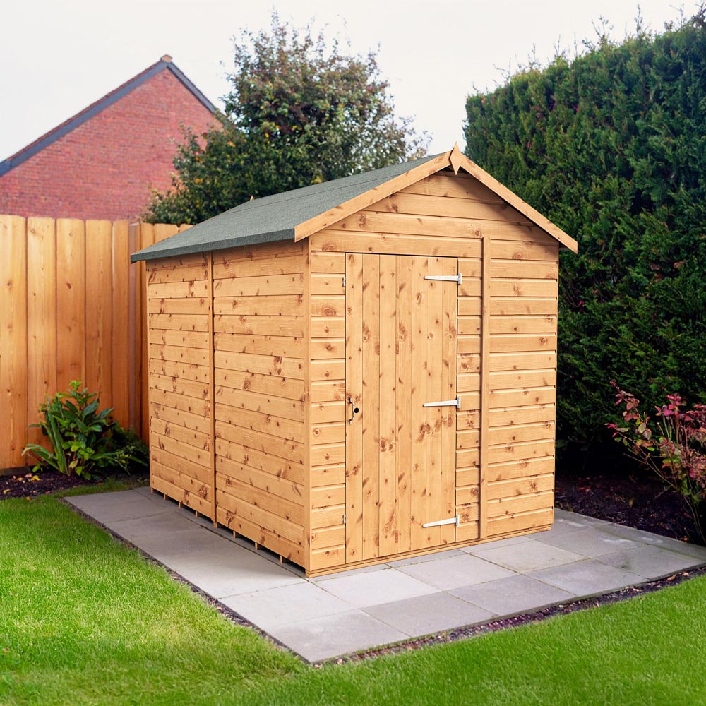 Empire Sheds 6 x 8ft Tongue and Groove Wooden Apex Garden Shed Image 2