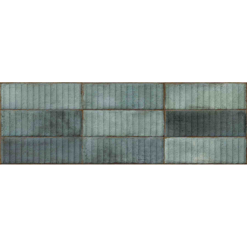 Bien Juno Emerald Gloss Ceramic Wall Tile 300 x 900mm 6 Pack Image 4