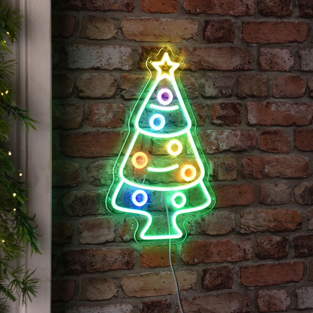 Christmas Tree LED Neon Sign Image 5