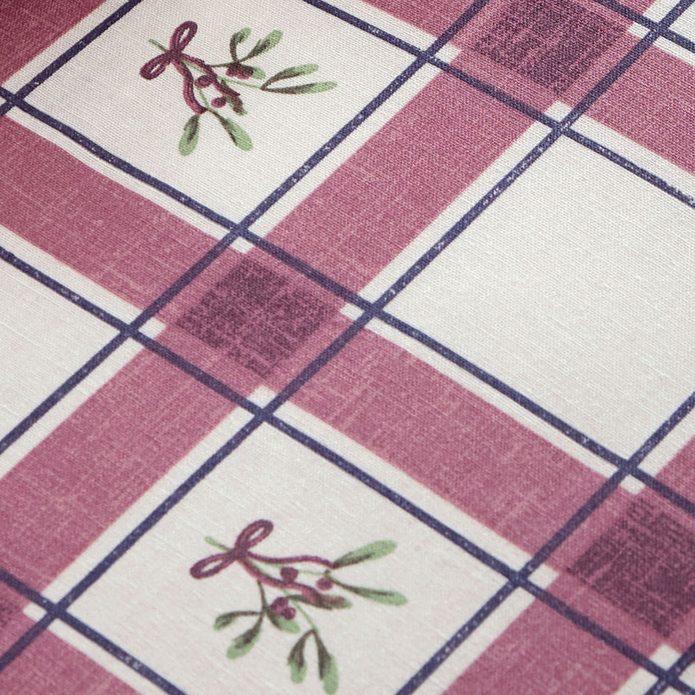 Mistletoe Check Duvet Set Superking Image 2