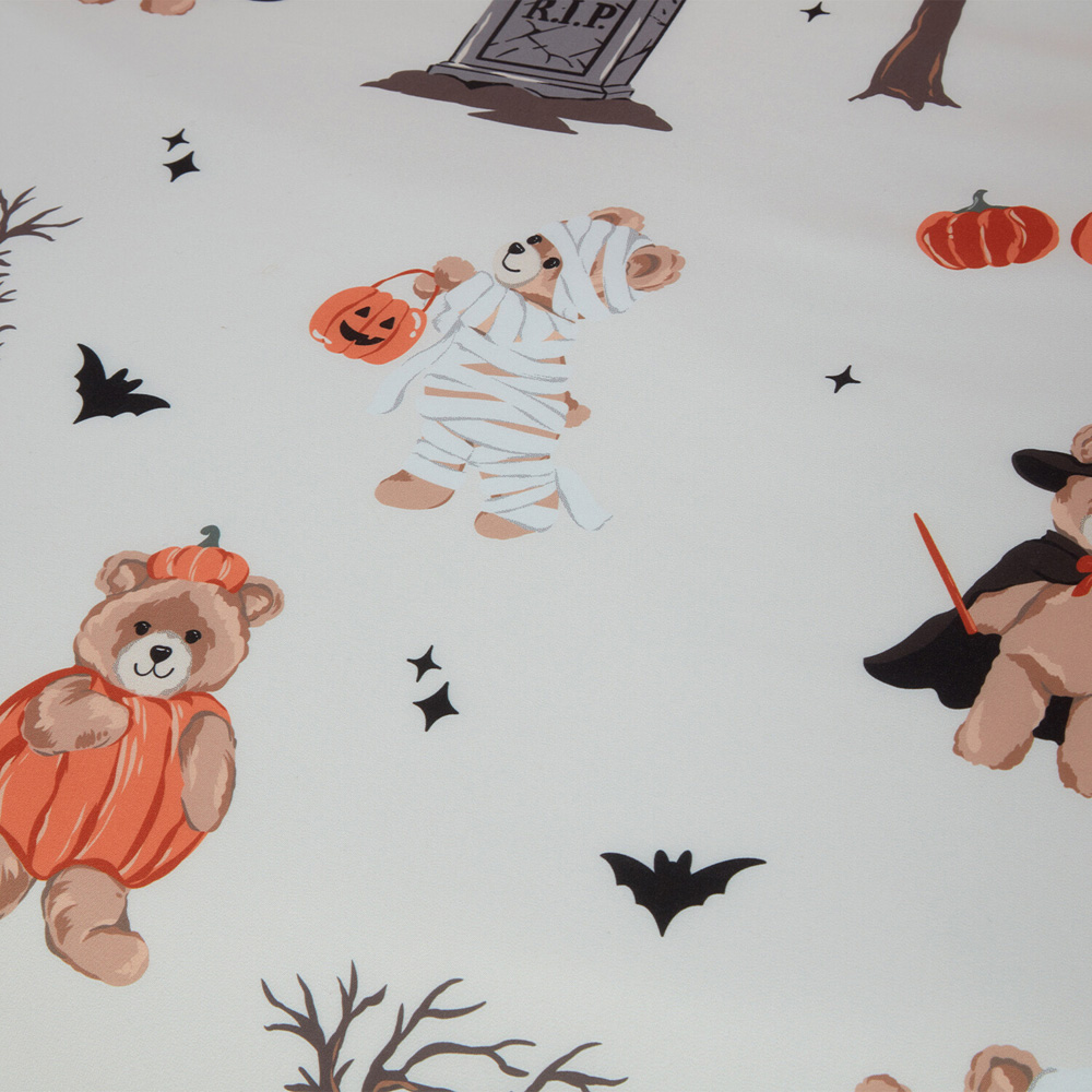 Buddy Bear Halloween Duvet Set Natural Single Image 4