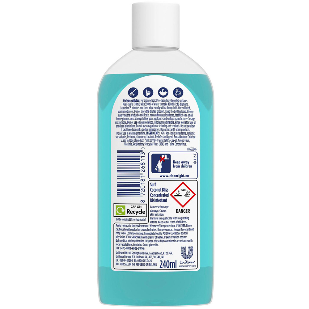 Surf Coconut Bliss Multi Purpose Cleaner 240ml 12 Pack Image 3