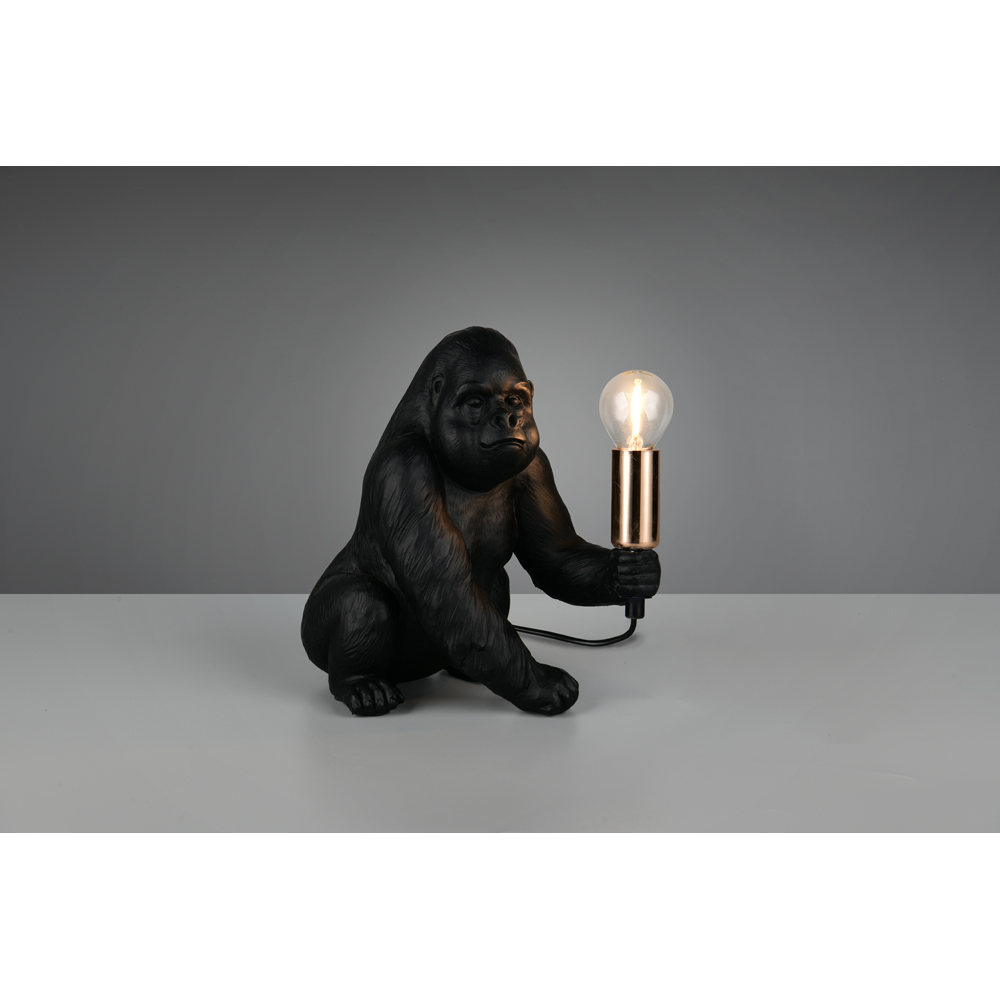 TRIO Kong Black Table Lamp Image 2