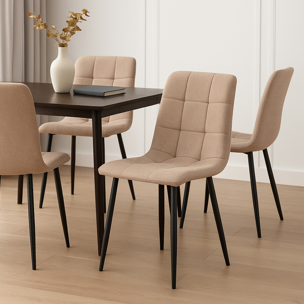 DS Living Colette Silver Sega Dining Chair Set of 2 Image 4