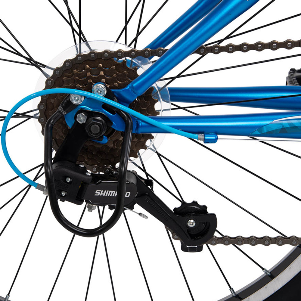 Huffy Extent Kids 18 Speed 24 inch Cobalt Blue Mountain Bike Image 8