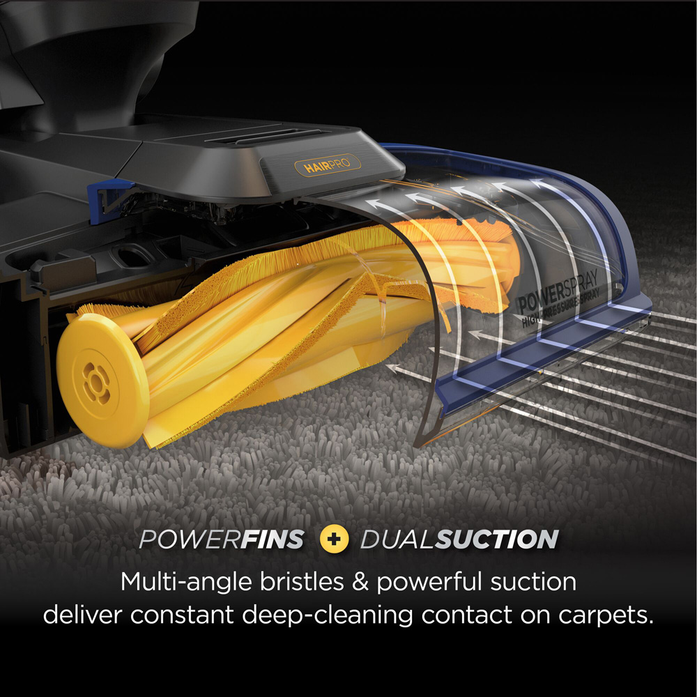 Shark EX550UKT Black HairPro Upright Carpet Cleaner Image 6