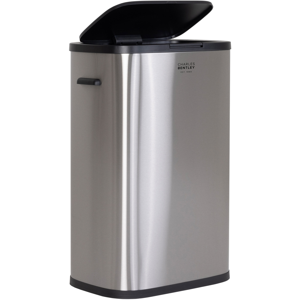 Charles Bentley Stainless Steel Touch Kitchen Bin 55L Image 5