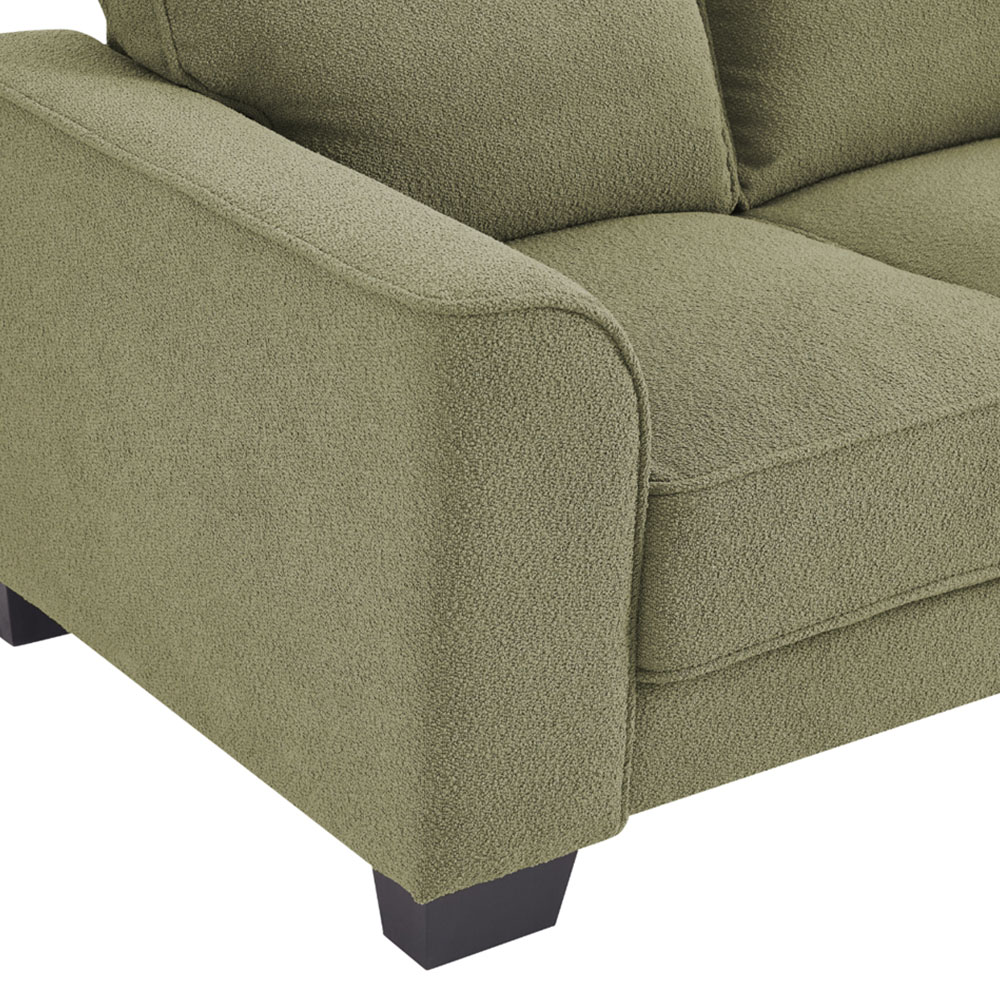 Home Detail Jada 2 Seater Sage Green Boucle Sofa Image 6