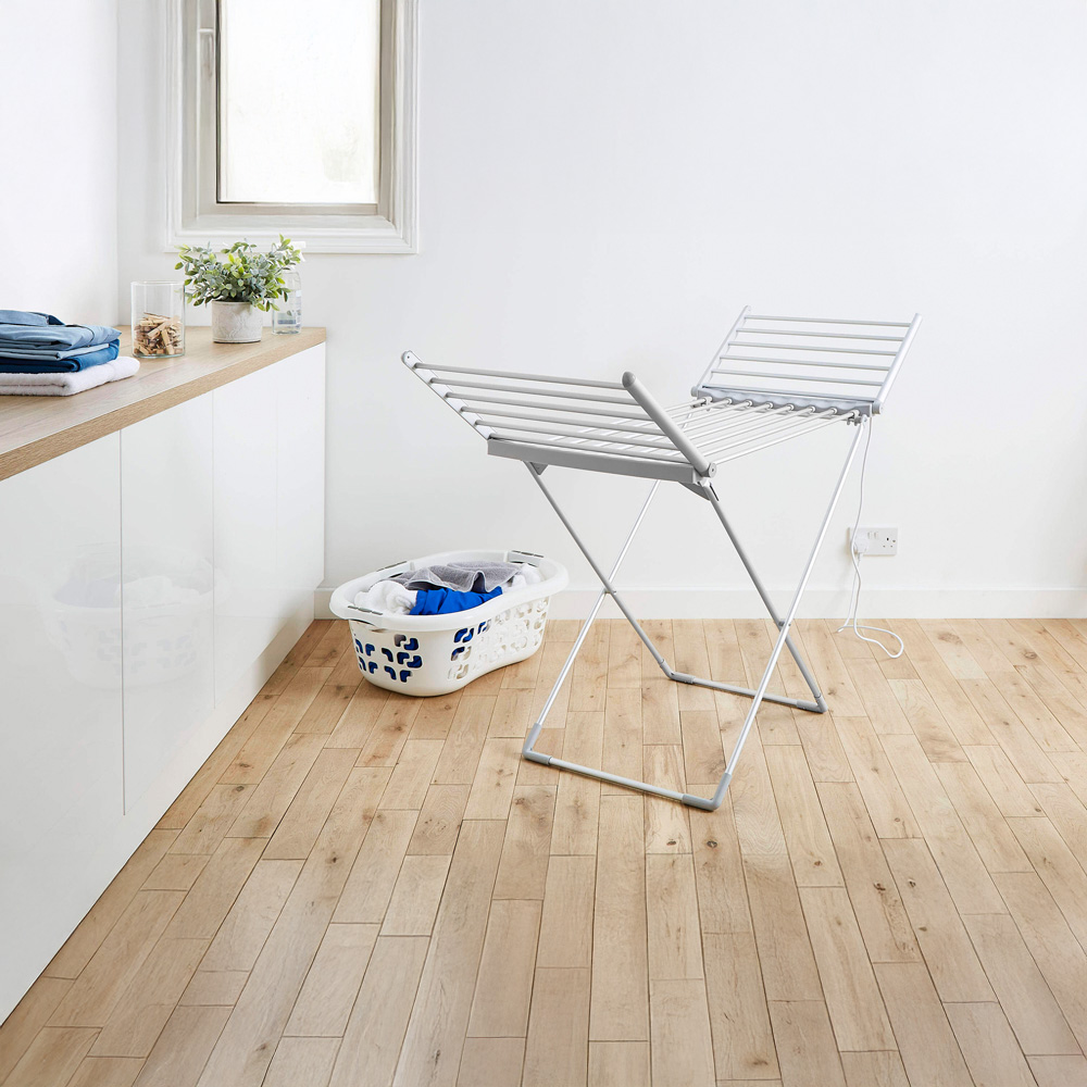 Tower 2 Winged Foldable Heated Electric Clothes Airer 147cm Image 8