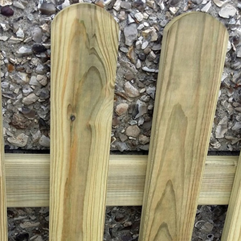 Inspirational Gifting Hand Built Treated Wood Picket Garden Fence Panels 90 x 180cm 2 Pack Image 3