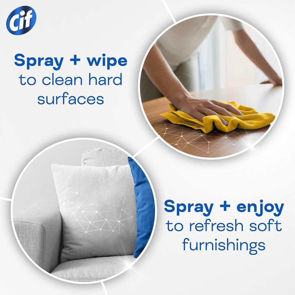 Cif Infinite Clean All in One Lotus and Mineral Salt Cleaner Spray 590ml 6 Pack Image 5