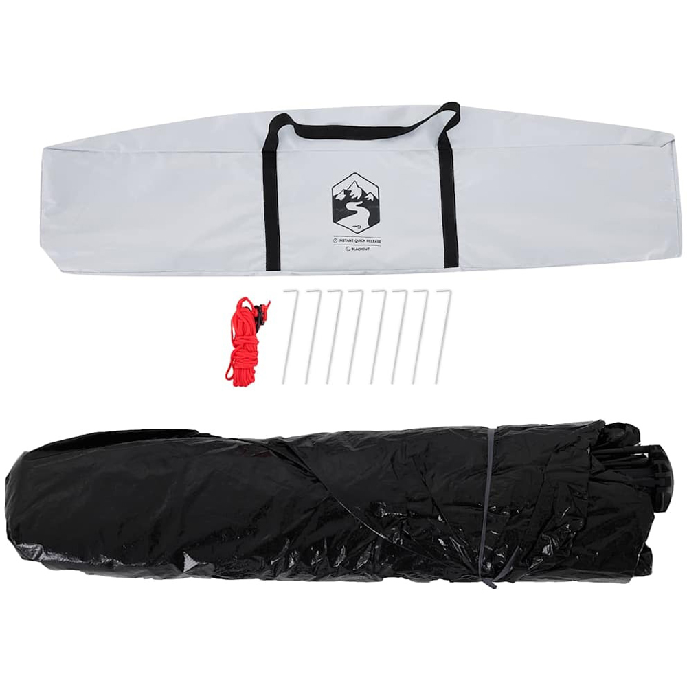 Walplus 5 Person Blackout Fabric Dome-Shaped Camping Tent with Carry Bag and Tent Rainfly White Image 5