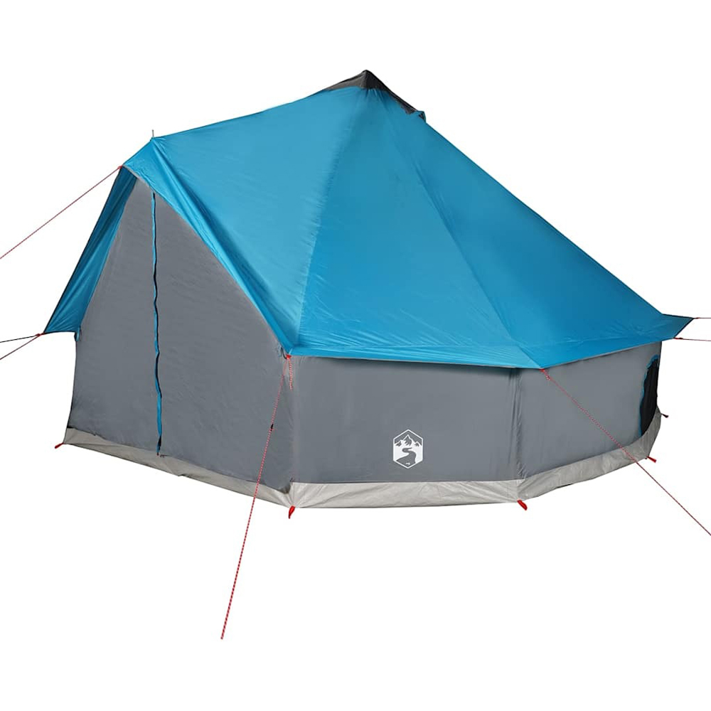 Walplus 6 Person Waterproof Tipi Family Tent Blue Image 4