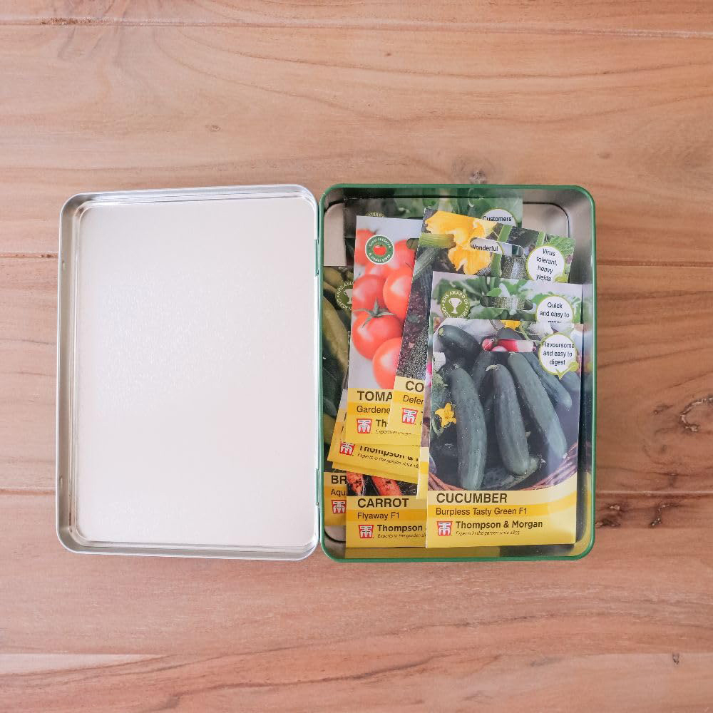 Thompson and Morgan Vegetable Seed Collection Tin 10 Pack Image 3