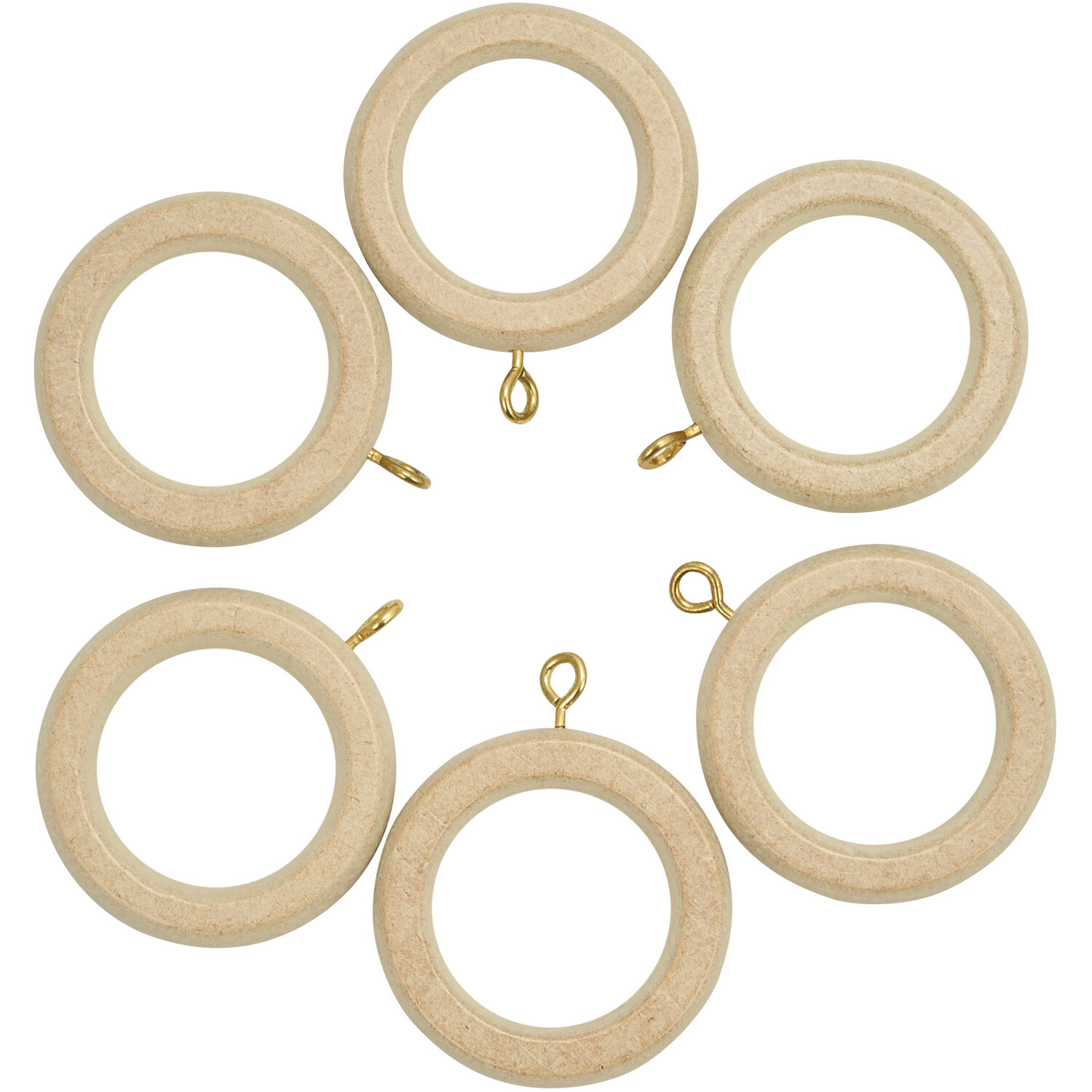 Trends Richmond Curtain Rings - Antique Grey Image 2