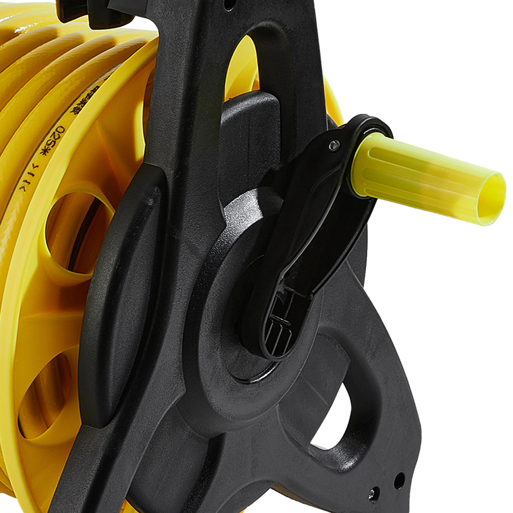 Living and Home 35m Portable Garden Hose Reel Cart Image 6