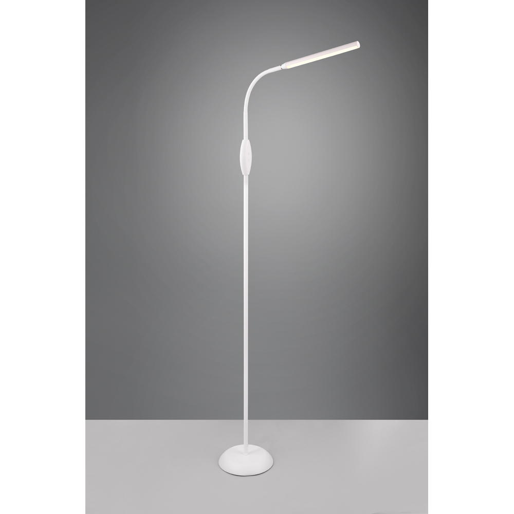 TRIO Toro White LED Floor Lamp Image 9