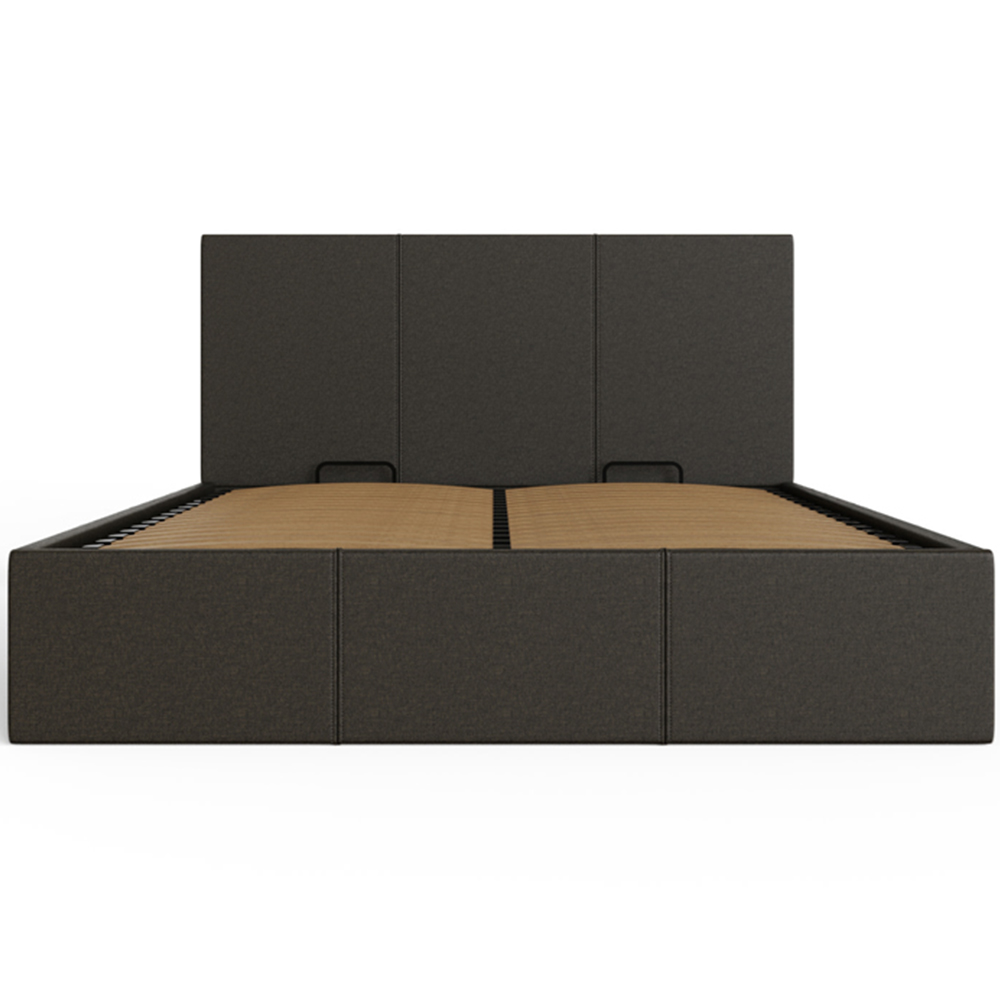 GFW Double Grey Side Lift Ottoman Bed Image 5