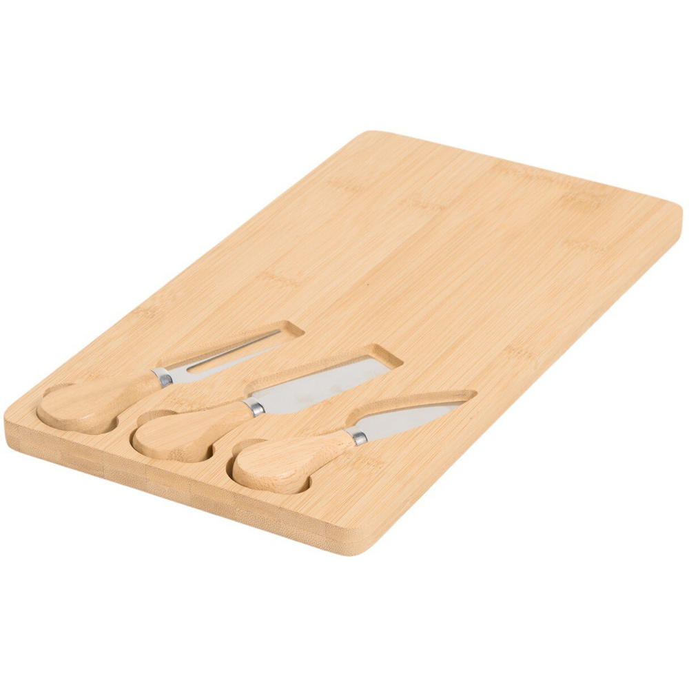 Bamboo Cheese Board Natural Image 4