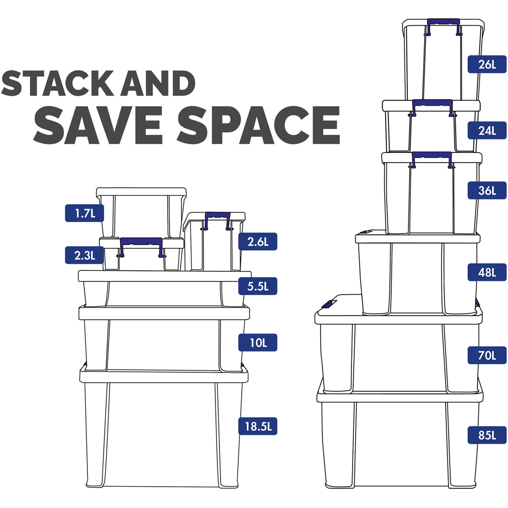 Fellowes Prostore 36L Storage Box with Lid Image 6