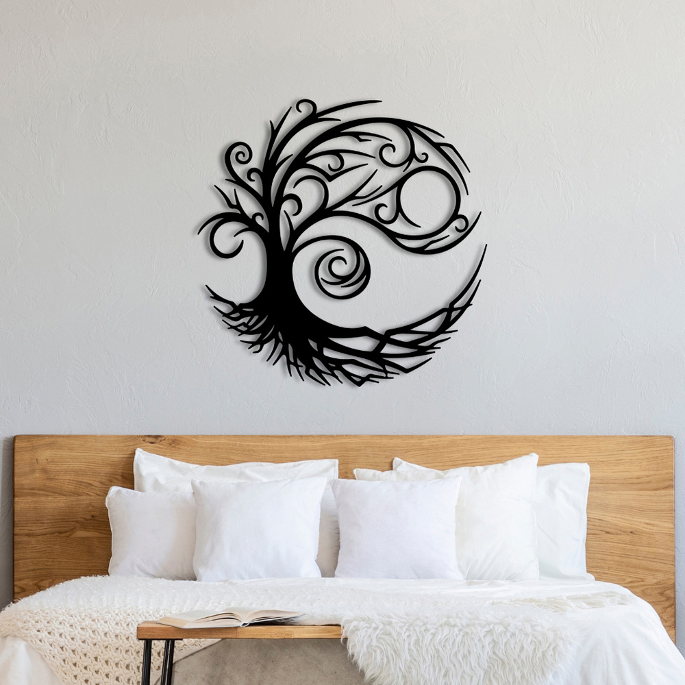 Decortie Tree of Life Botanical Metal Wall Decor Image 2