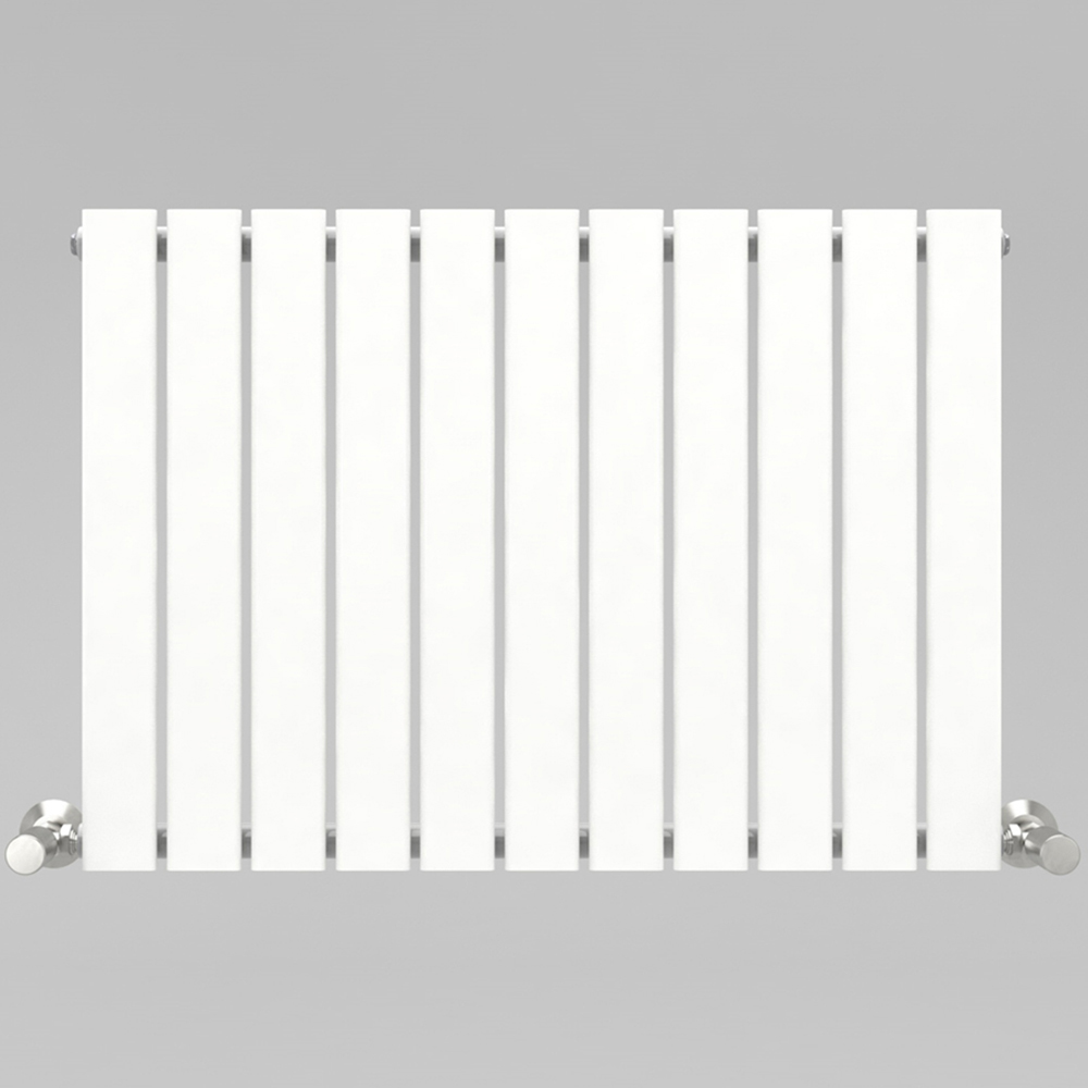 White 2396 BTU Single Flat Panel Vertical Column Radiator 600 x 748mm Image 3