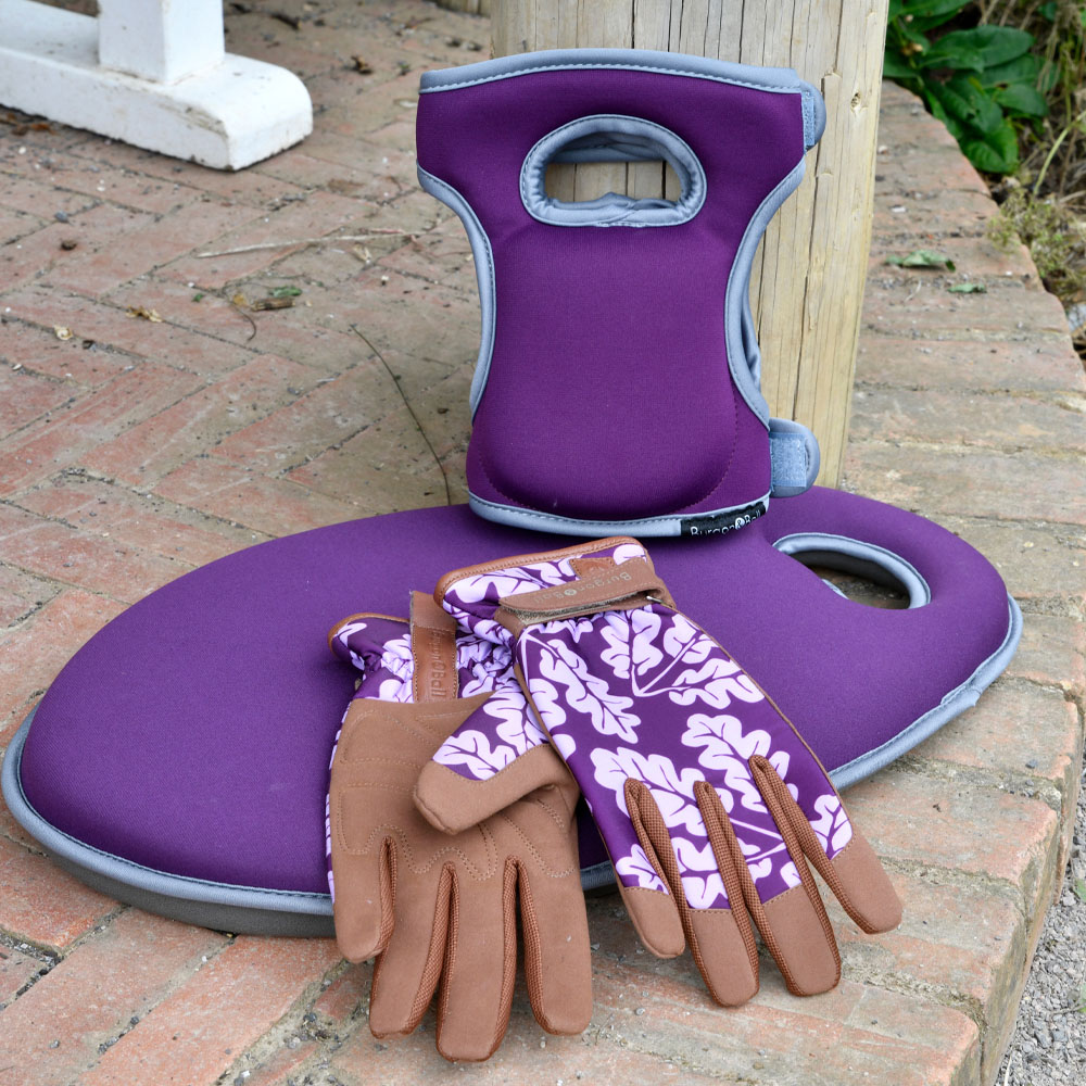 Burgon and Ball Love The Glove Small-Medium Women Oak Leaf Plum Gardening Gloves Image 3