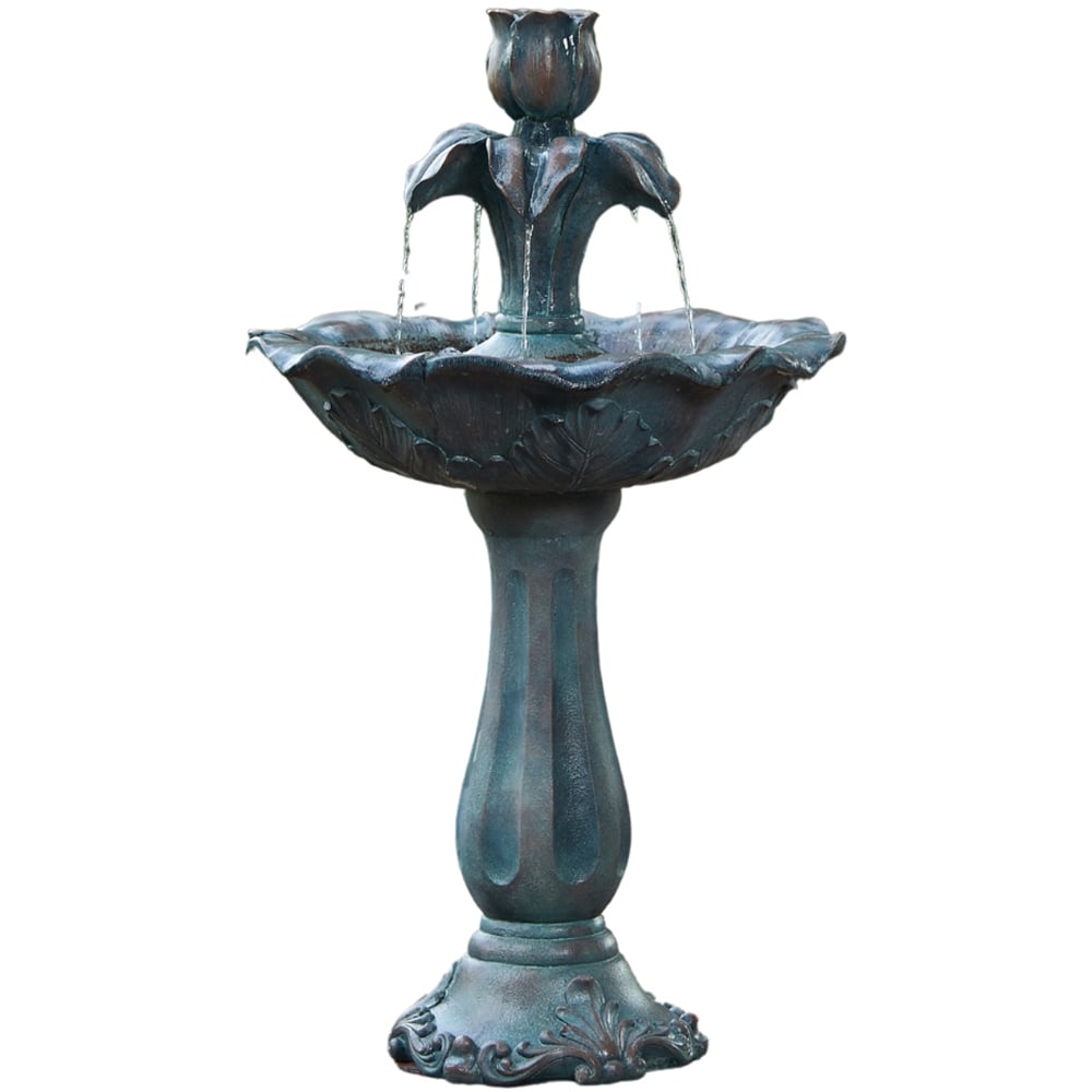 Vossmoon Floriana Floral Garden Water Fountain Image 1