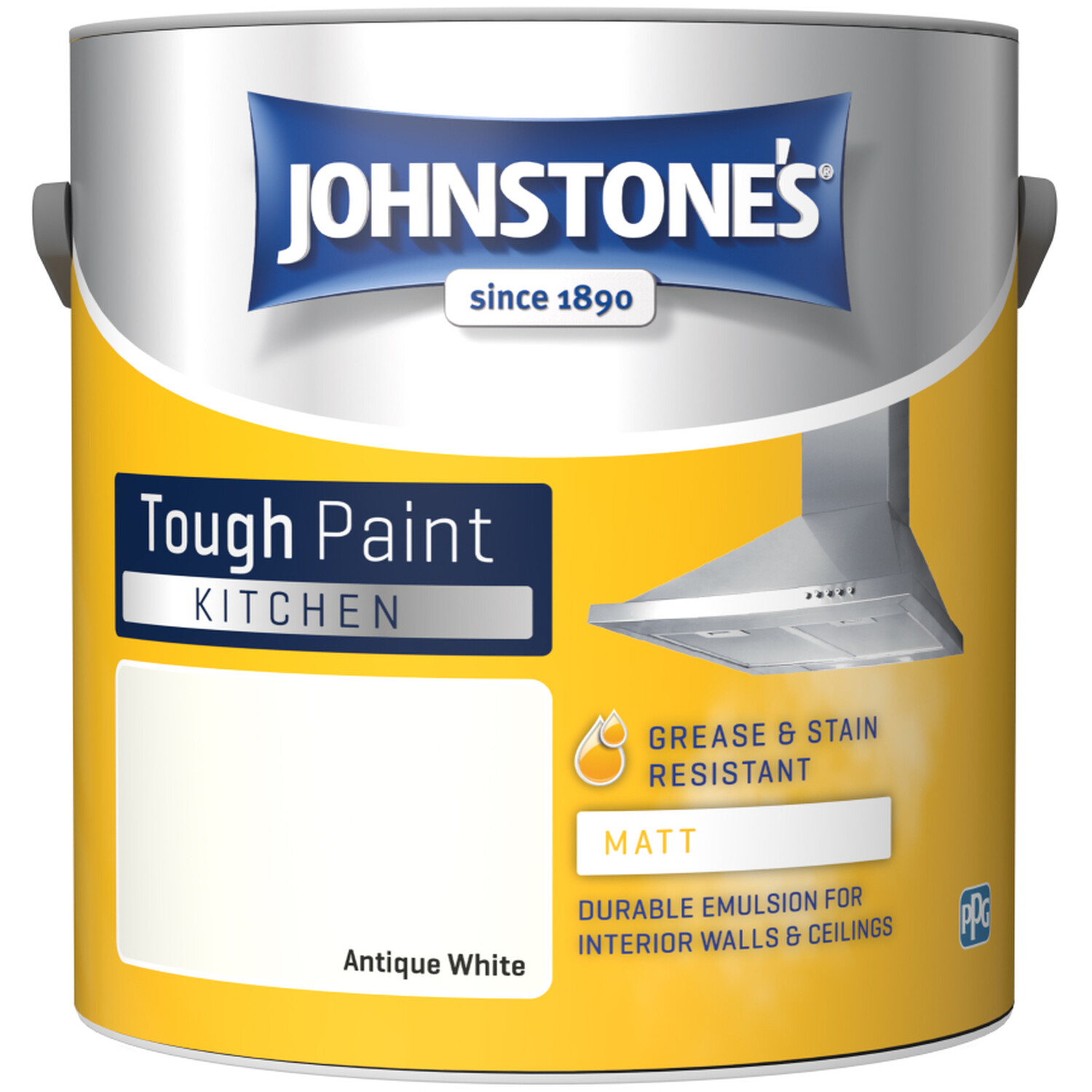 Johnstone's Kitchen Antique White Paint Matt 2.5L Image 2