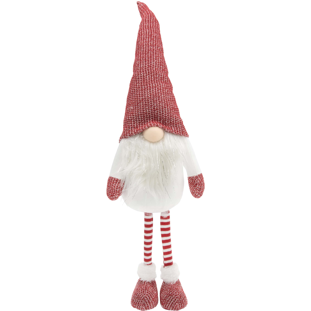 The Christmas Workshop Red Standing Gonk Decoration 63cm Image 1