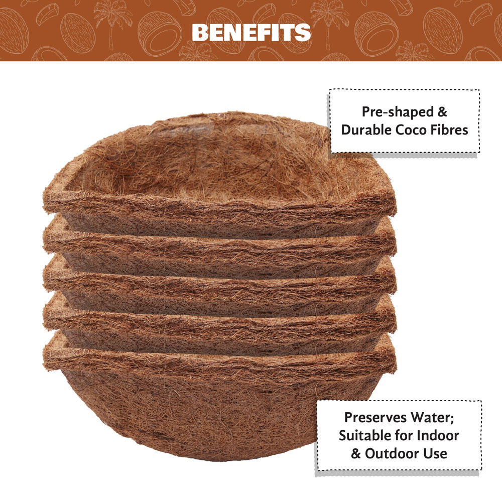 Coco & Coir Coco Wall Manger Liner 60cm Image 3