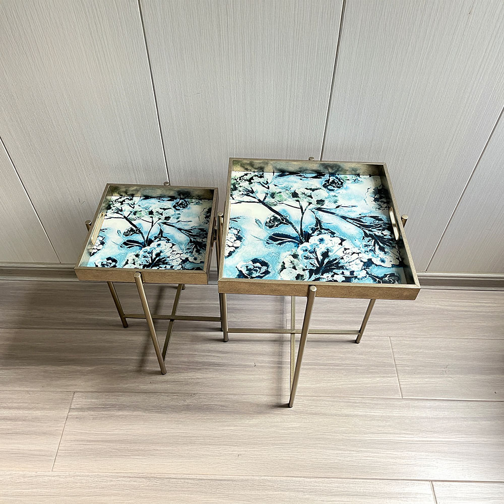 Acacia Home Set of 2 Square Table Image 2