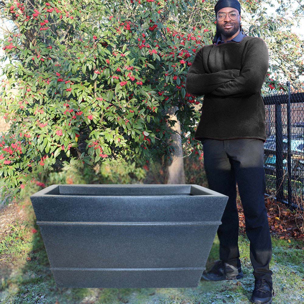 Trifibre St James Granite Roto Moulded Planter 60 x 110cm Image 5