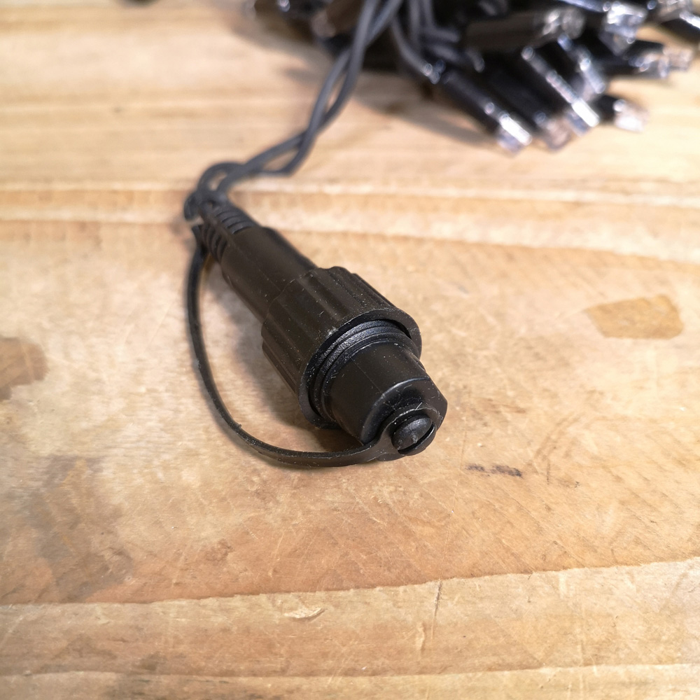 Premier 100 Multicolour LED Static Black Cable String Light 8m Image 6