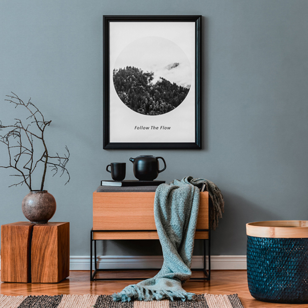 A.S Creation Texture Blue Non-Woven Wallpaper Image 3