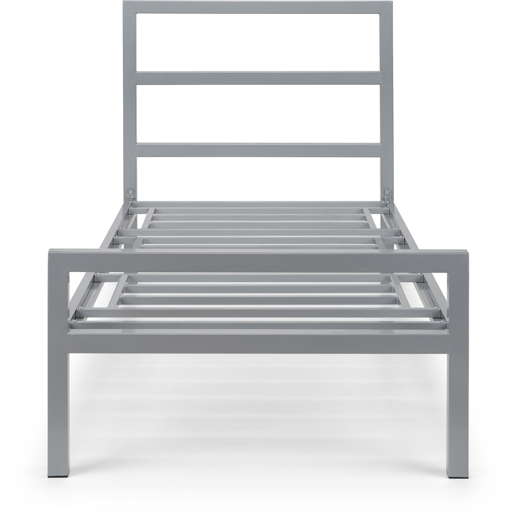 Julian Bowen Soto Single Silver Metal Bed Image 3