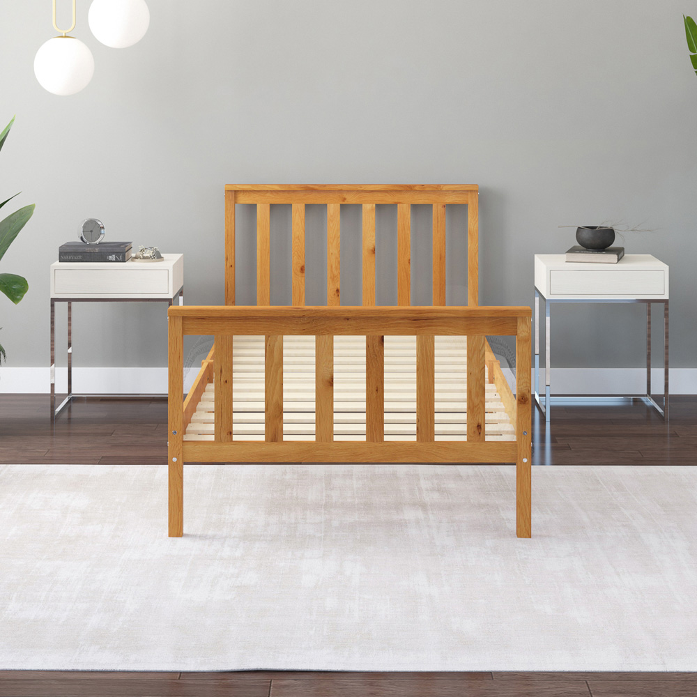 Aspire Atlantic Single Natural Bed Frame Image 5