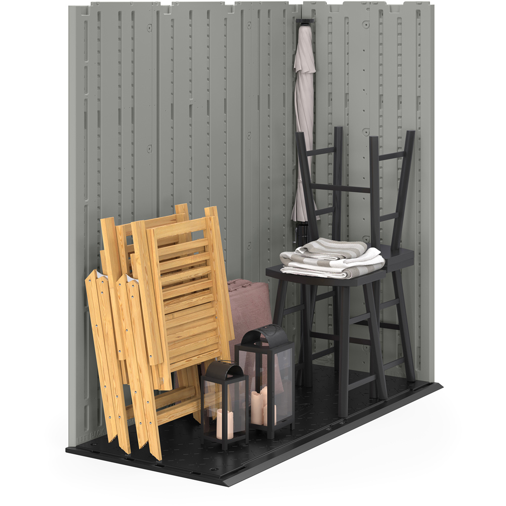 Suncast Everett 6 x 3ft Apex Storage Shed Image 5