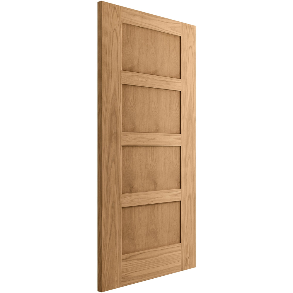 Oak Veneer Shaker 4 Panel Internal Door 1981 x 711 x 35mm Image 3